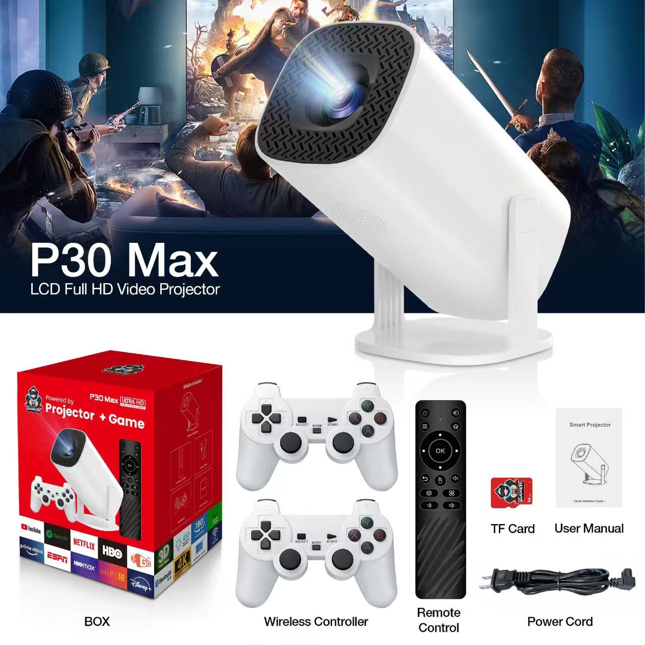 Retro Gaming La - 3D Game Projector P30MAX Retro Video