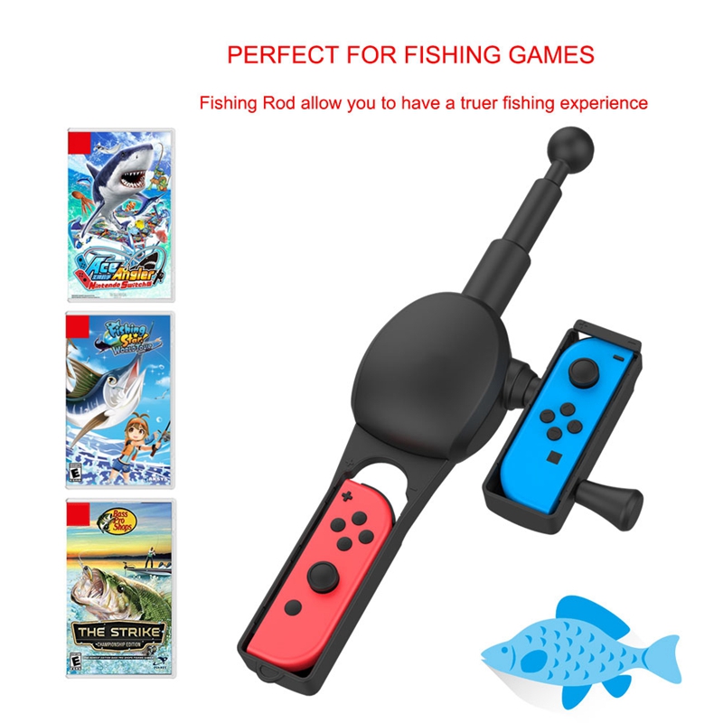 Retro Gaming Console Gun - For Nintendo Switch Fishing Rod for