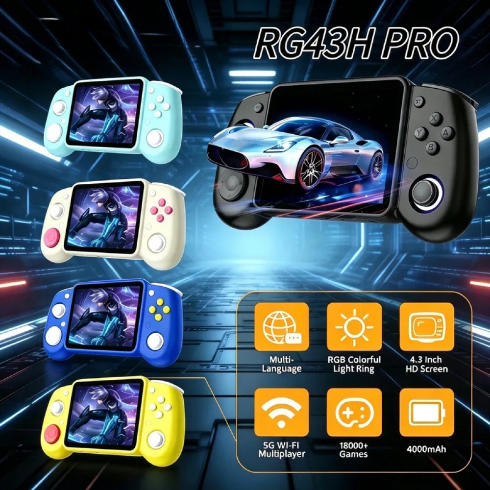RG43H Pro Portable Retro Handh - Retro Gaming Setup review and price