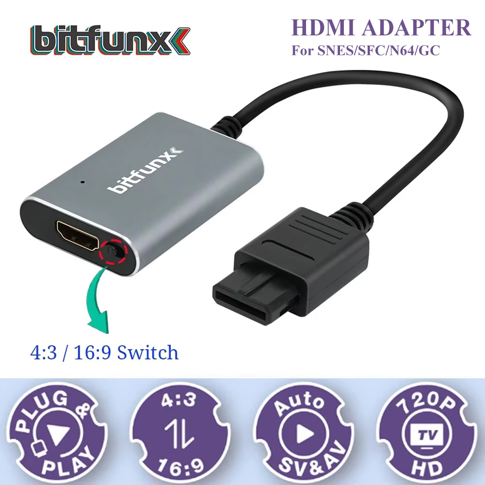 Bitfunx 720P Svideo / AV To HD - Retro Gaming La review and price