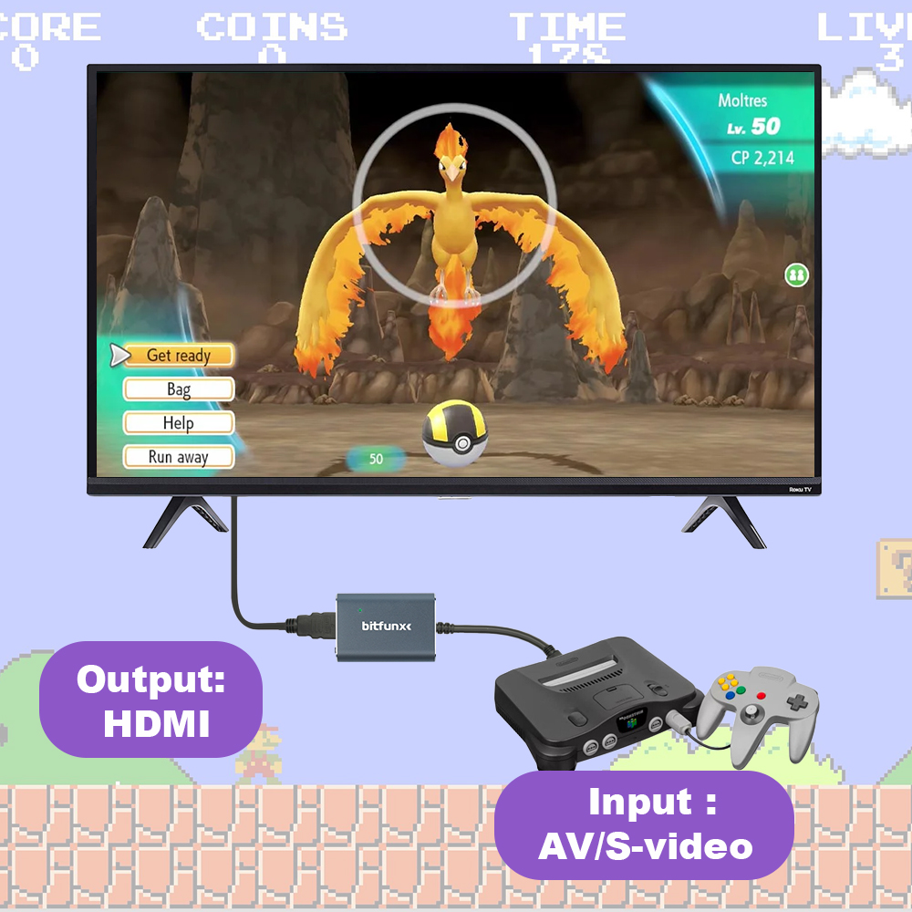 Bitfunx 720P Svideo / AV To HD - Retro Gaming La review and price