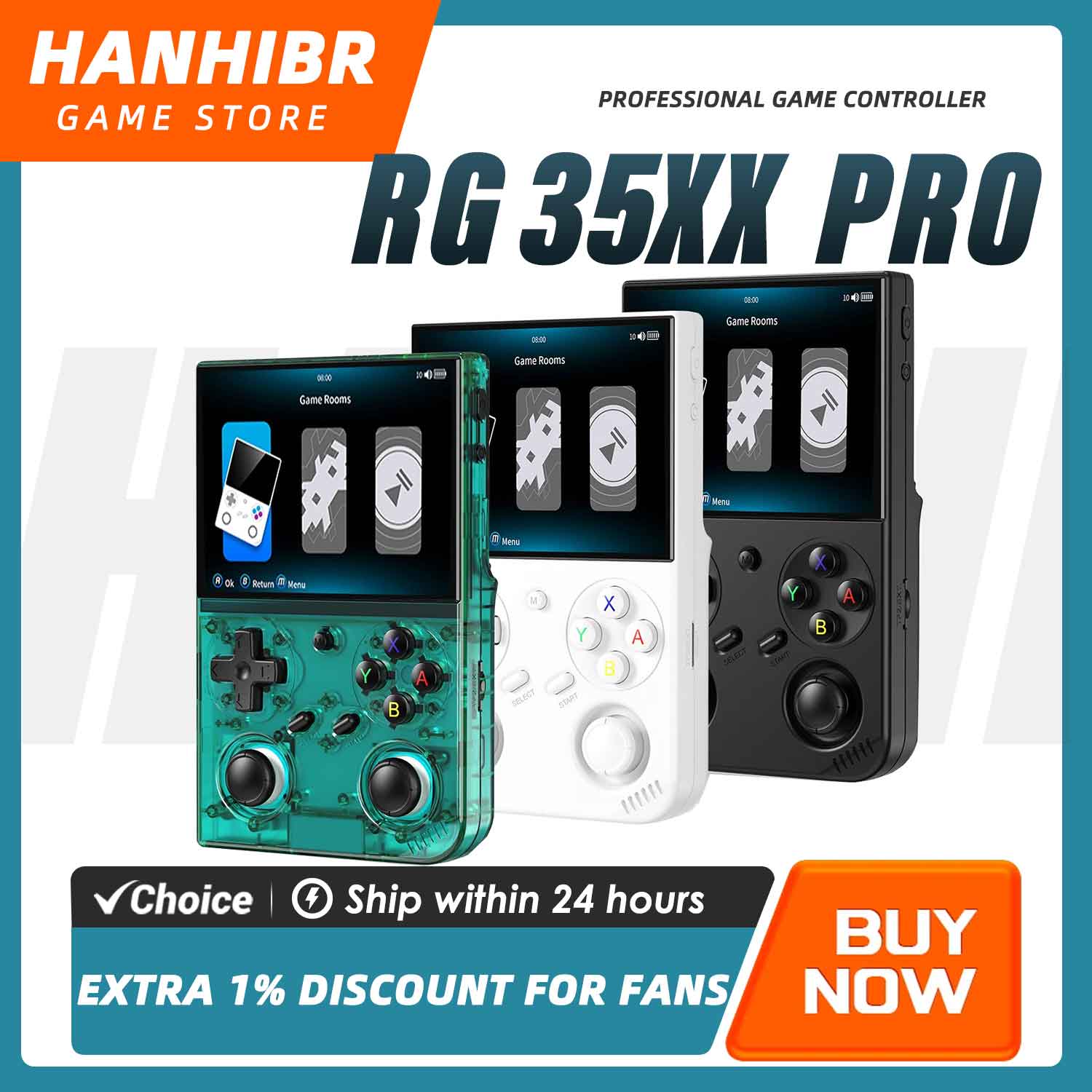 ANBERNIC RG35XX Pro Vertical R - Retro Gaming Hdmi review and price