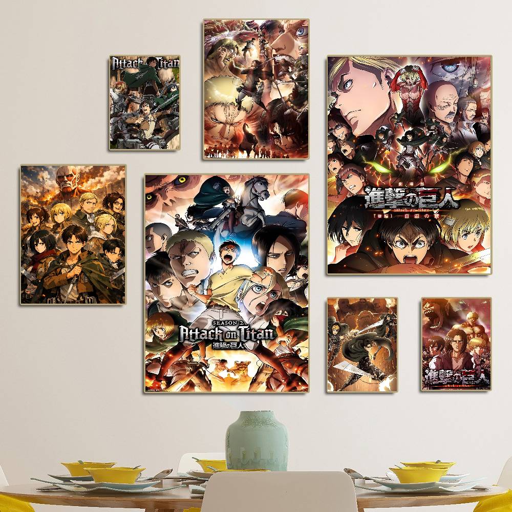 A-Attack On T-Titan Gaming Mov - Retro Gaming Wallpaper review and price