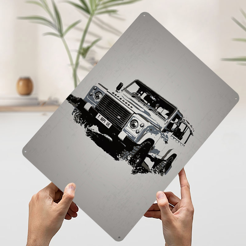 UK Car Rover Defender Poster C - Retro Gaming Uk review and price