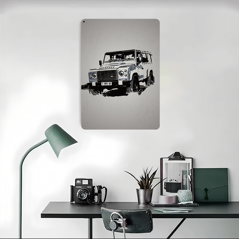 UK Car Rover Defender Poster C - Retro Gaming Uk review and price