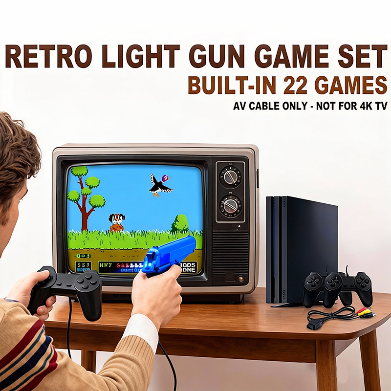 PS 4 Style Gaming Console Set  - Retro Gaming Console Gun review and price